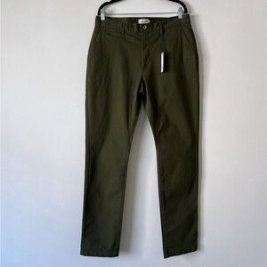 Taylor Stitch Men's Slim Chino Pants Size 31 x 34 Organic Olive Green
